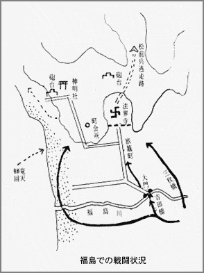 福島での戦闘状況