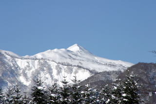 冬の大千軒岳