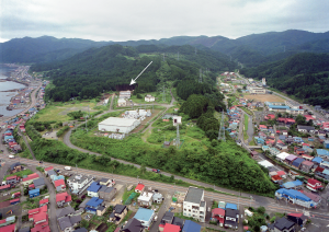 館崎遺跡航空写真